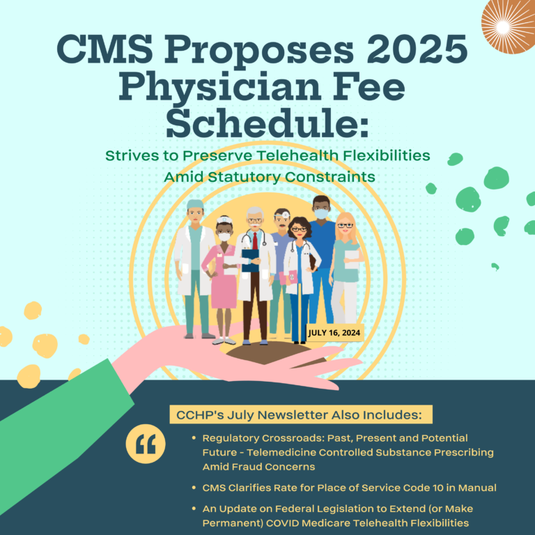 CMS Proposes 2025 Physician Fee Schedule, Strives to Preserve Telehealth Flexibilities Amid Statutory Constraints